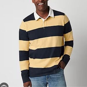 Big & Tall , Block color long sleeve polo shirts